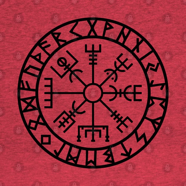 Vegvisir the Viking magical compass. by Roadkill Creations